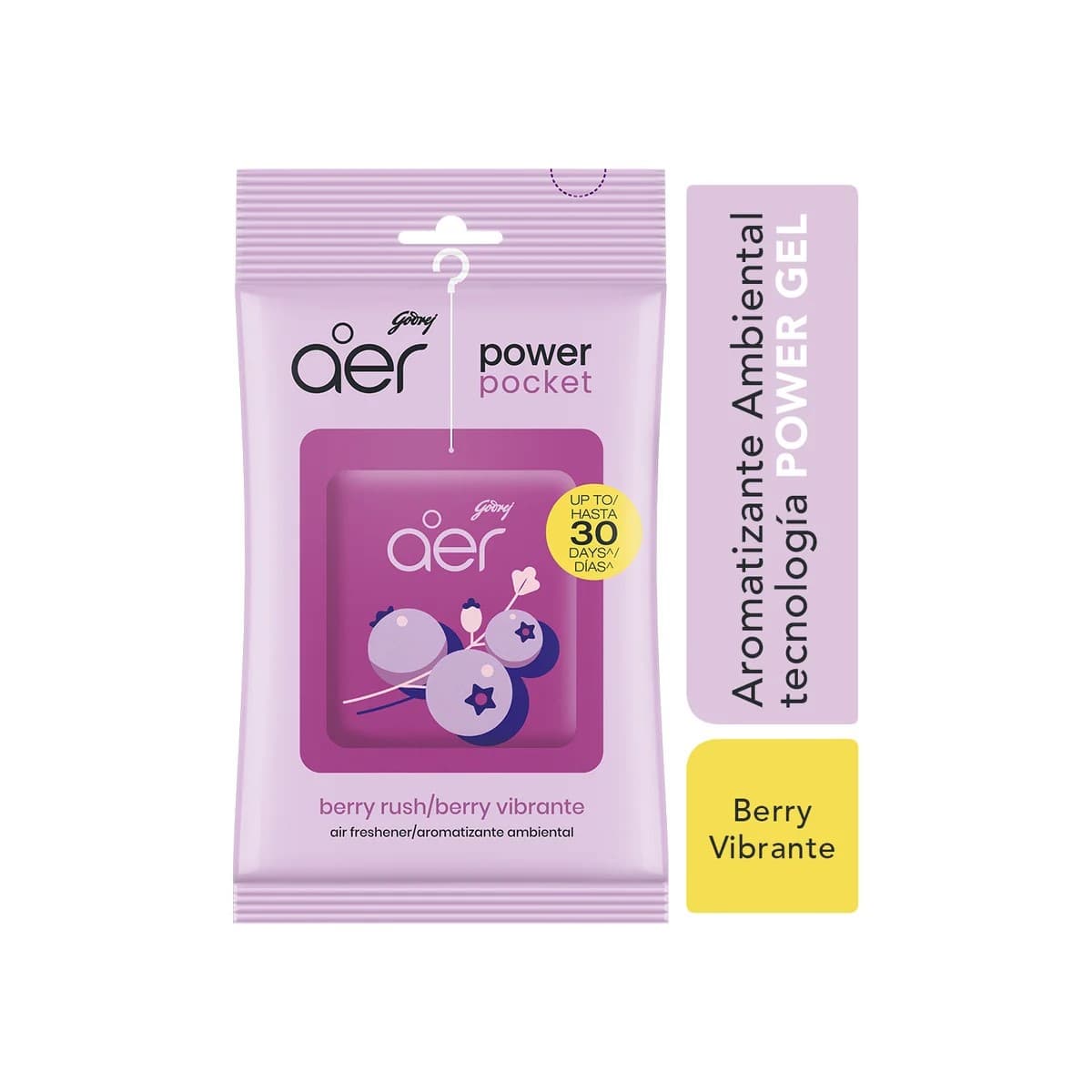 Aer pocket aromatizante berry vibrante 10 g
