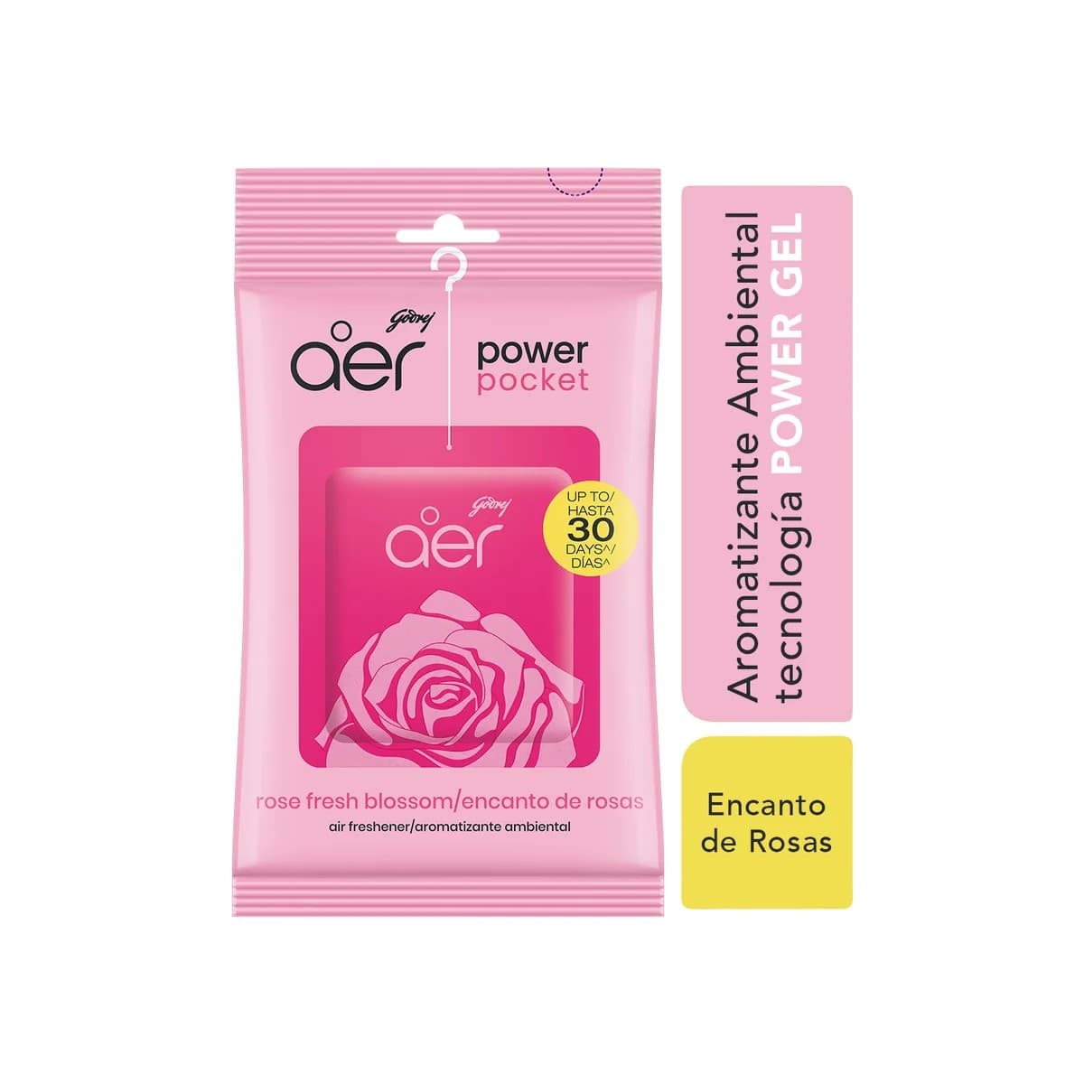 Aer pocket aromatizante encanto de rosas 10 g